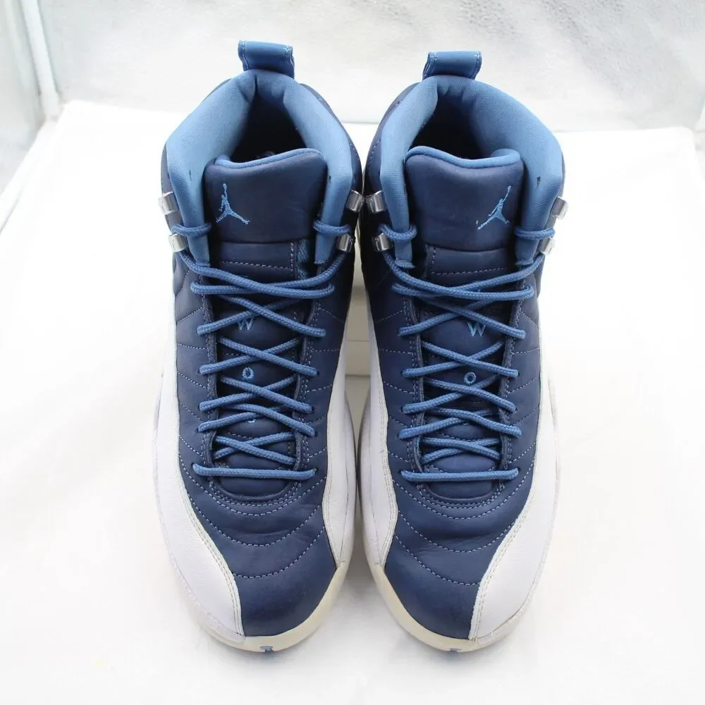 Nike Air Jordan 12 Retro Indigo 2020 Stone Blue White 130690-404 Men's Size 10